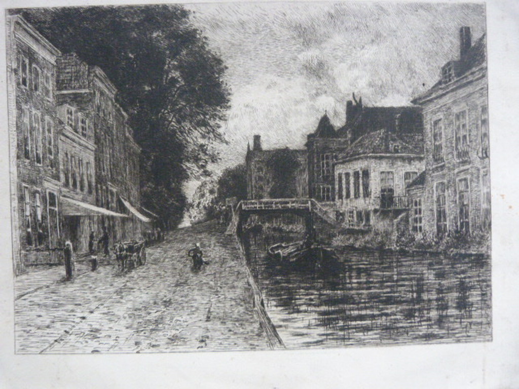 Anton L. Koster  -  twee etsen. kopen? Bied vanaf 1!