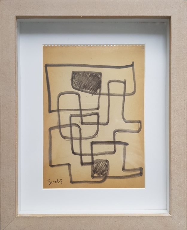 Siep van den BERG - collage op papier - gesigneerd verkocht voor € 95!