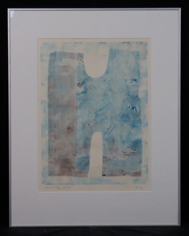 Armien Visser: Monotype, Tekens in steen - Ingelijst kopen? Bied vanaf 1!