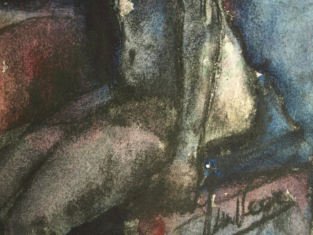 Jan van der Veer: Pastel en acryl – Naakte vrouw – gesigneerd – 38 x 26 cm kopen? Bied vanaf 1!