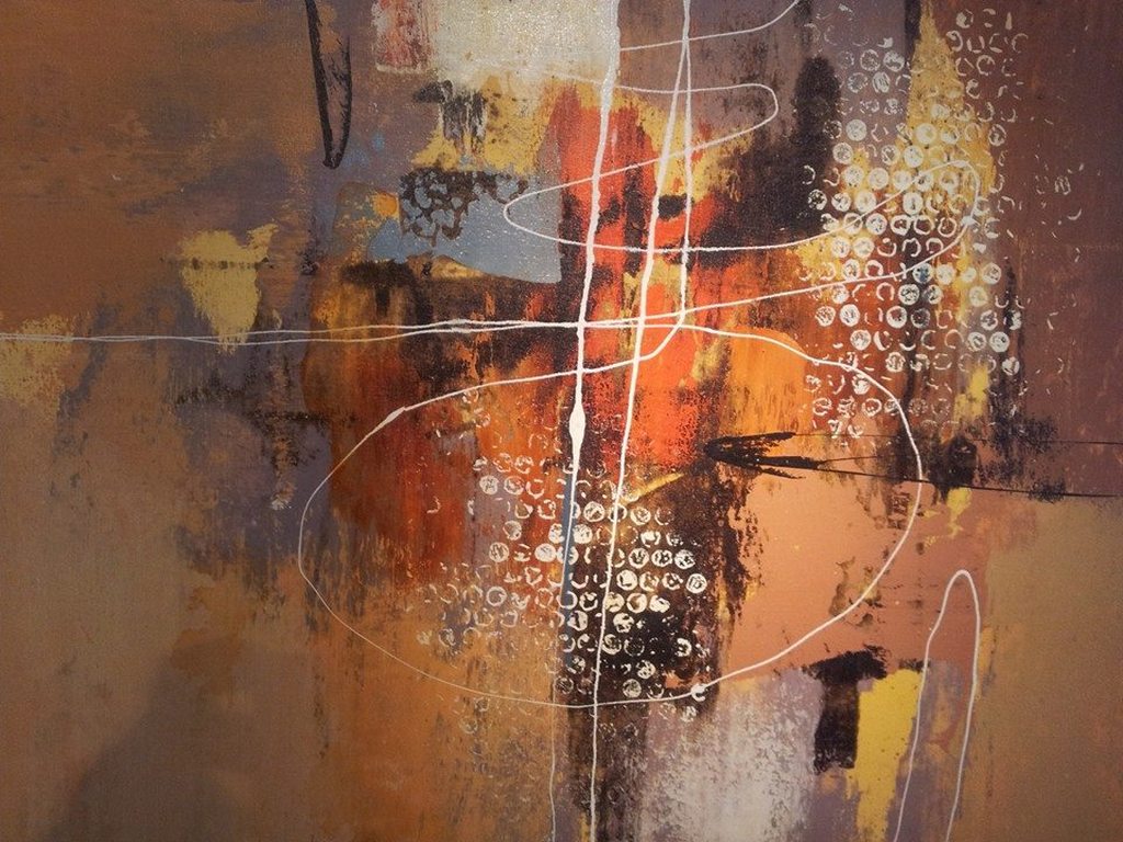 Buy GABRIELA VILLARREAL- Olieverf op Doek - Abstracte Compositie 2009 ? Bid from 150!