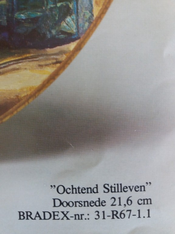 Sierbord Koninklijke MOSA Kees van den Berg - Ochtend Stilleven kopen? Bied vanaf 50!