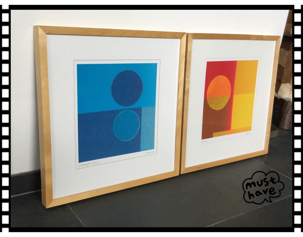 Amaina: Set abstracte Lithoâ��s, Midnight Moon - Sunset kopen? Bied vanaf 35!