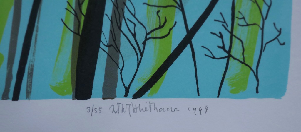 Dorian Hiethaar: Litho, Vijver -Ingelijst kopen? Bied vanaf 35!