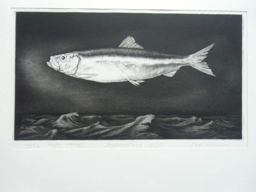 DOGGERSBANK  // ETS MET AQUATINT VAN DICK STOLWIJK verkocht voor € 65!