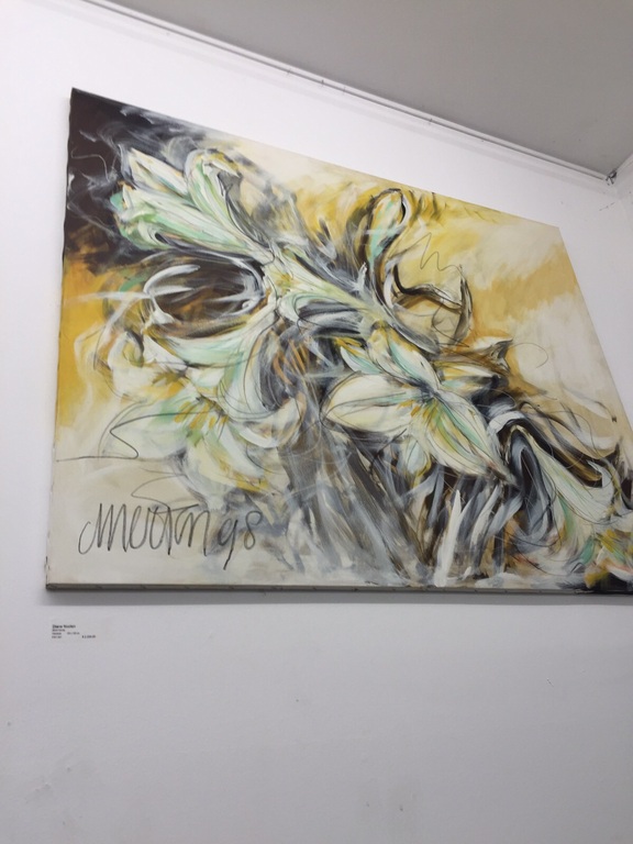 Diana Nooten olie doek 150x120 Shine silently kopen? Bied vanaf 500!