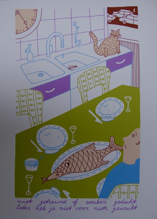 Arjenne Fakkel zeefdruk uit 2003. kopen? Bied vanaf 1!