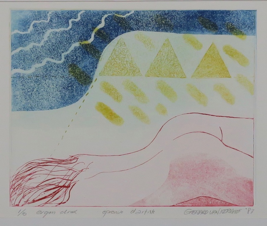 Gerard van Kerkhof: Ets/aquatint, Zonder titel kopen? Bied vanaf 1!