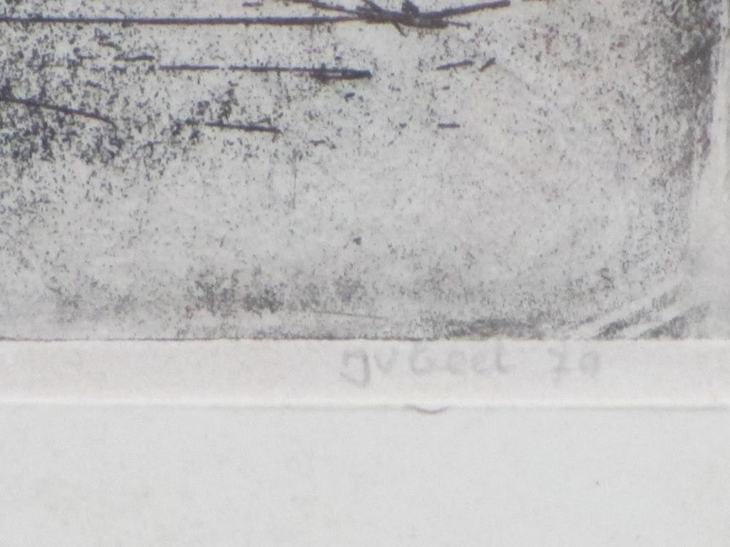 J.van Geel, Liggend Naakt, Ets kopen? Bied vanaf 30!