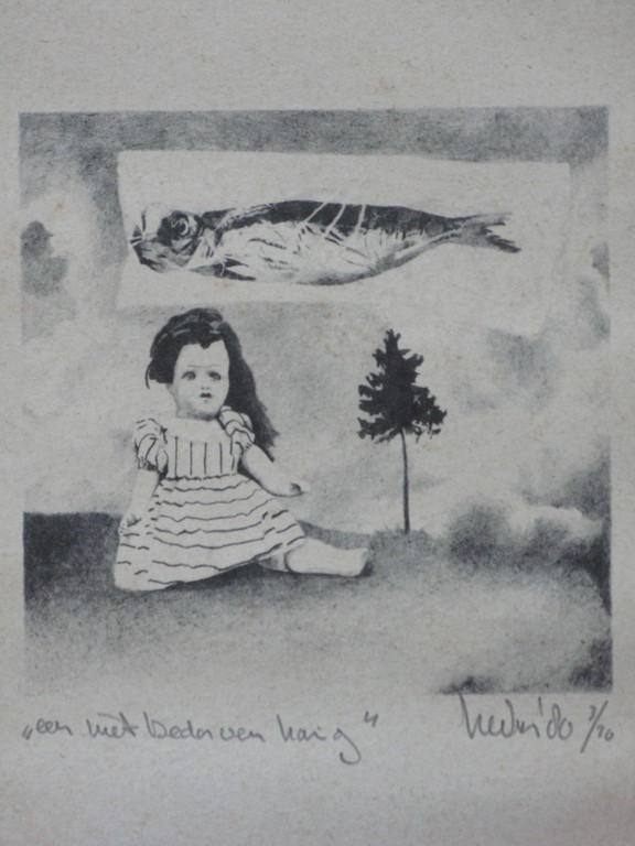 METTEN KOORNSTRA - Litho uit oplage van 10 - GESIGNEERD. verkocht voor € 80!