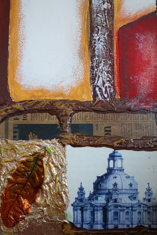 Onbekend, gemengde techniek, abstract kopen? Bied vanaf 5!