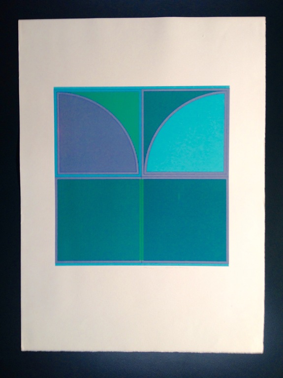 Gordon House, Zonder Titel II, Prent 190, 1971 verkocht voor € 45!