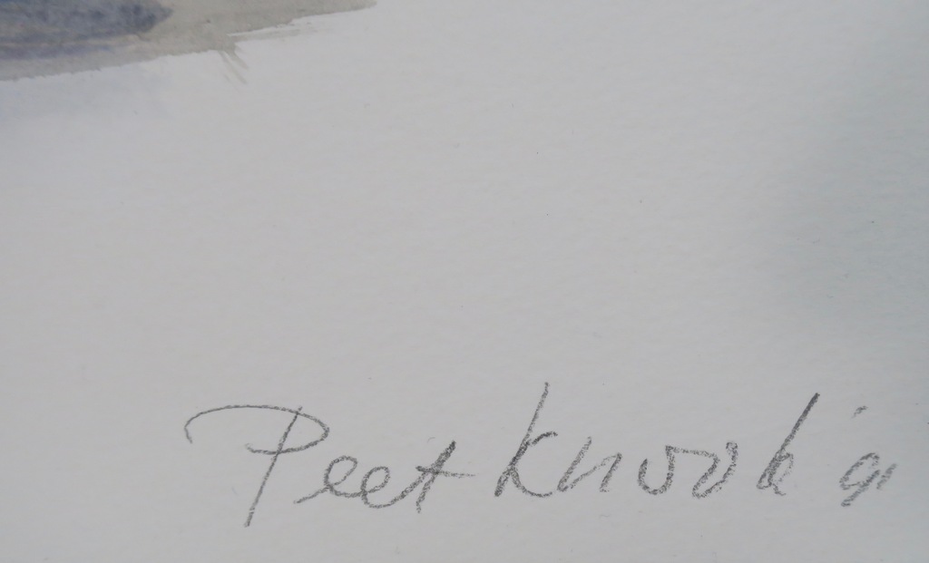 Peet Knook: Gouache, Zonder titel  kopen? Bied vanaf 1!