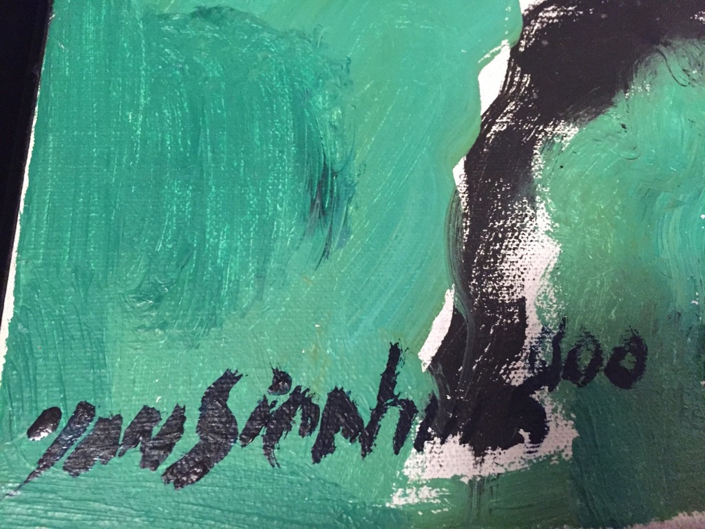 Jan Sierhuis - Het paard - Olieverf schilderij - Jaar 2000 kopen? Bied vanaf 1!