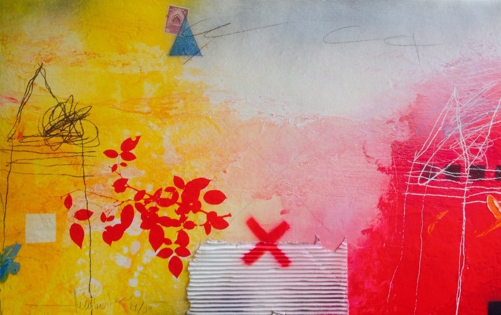 Theo koster, gemengde techniek,  village kopen? Bied vanaf 1!