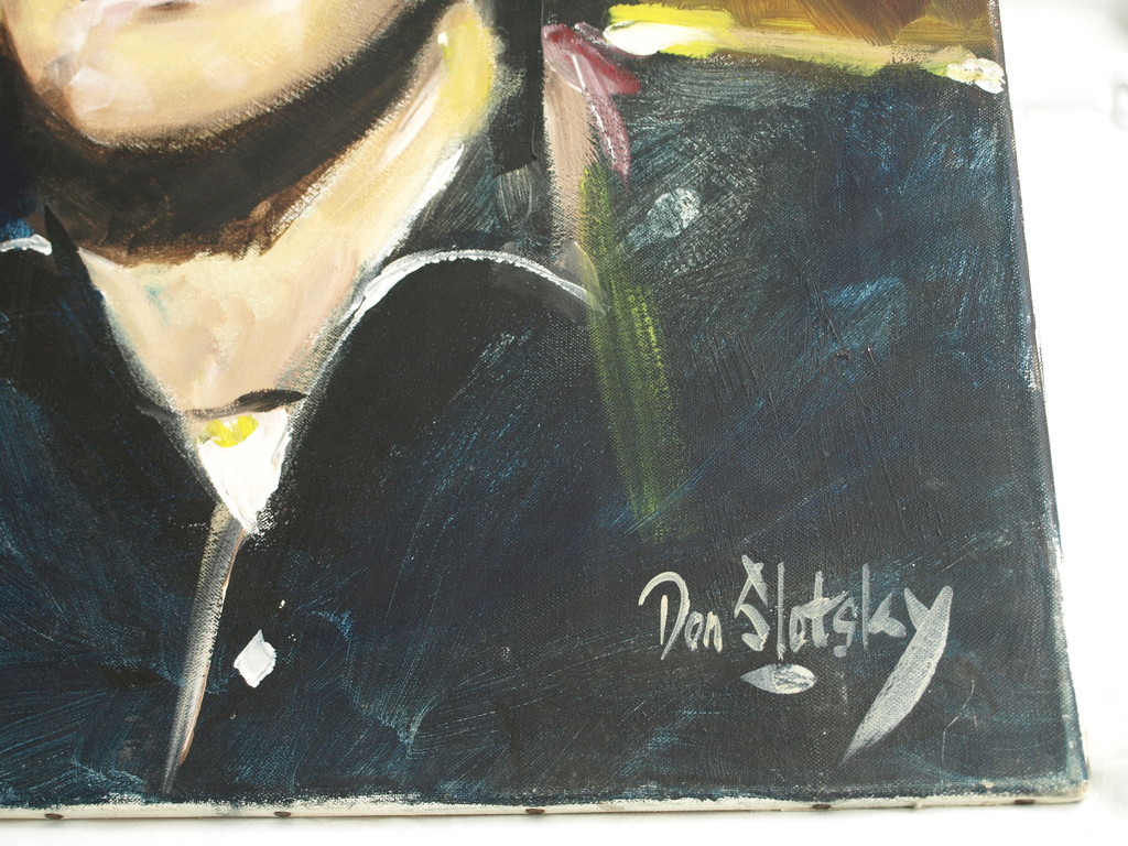 Peter Donkersloot ? : Acrylverf op doek – Robert Smith van “The Cure” - 80 x 60  kopen? Bied vanaf 1!