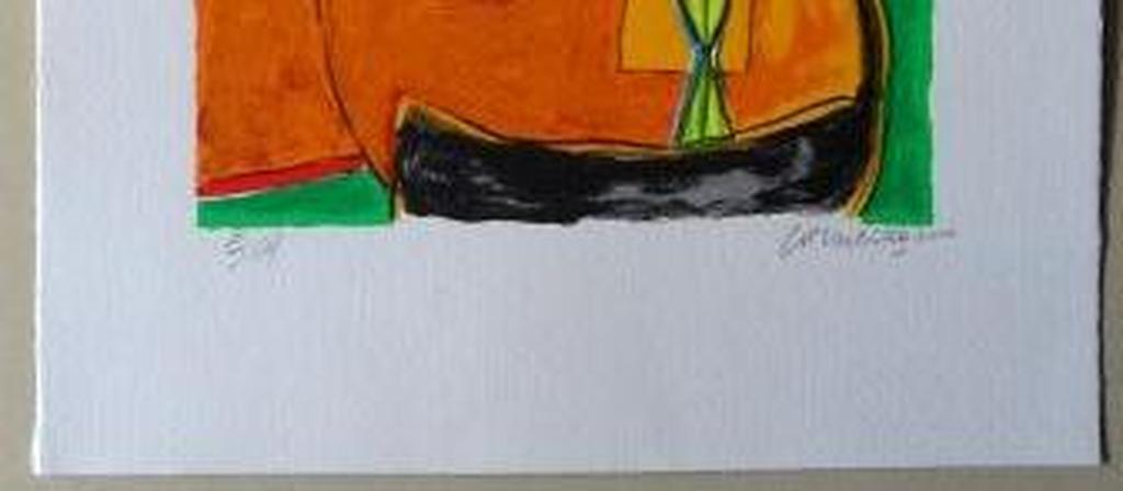 Corneille: vrouw in geel met vogel kopen? Bied vanaf 125!