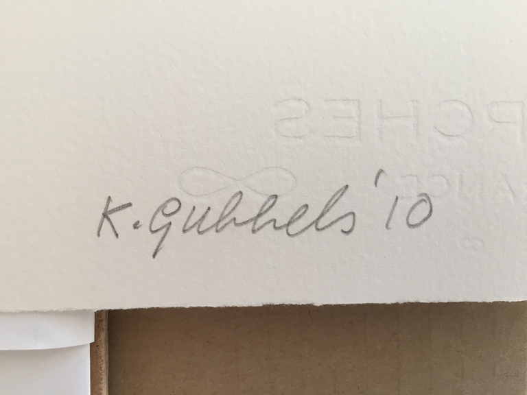 Klaas Gubbels - La Dance - gesigneerde houtdruk - oplage 30 ex. - 2010  kopen? Bied vanaf 350!