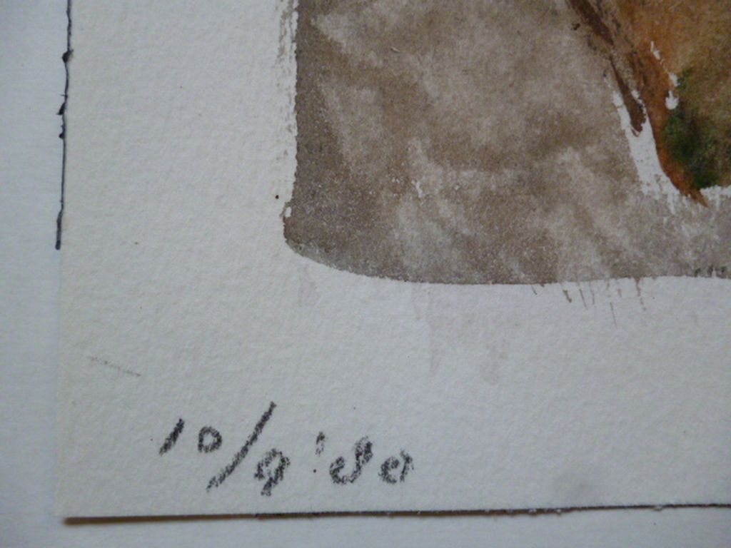 Otto B. de Kat - aquarel - Boeket in keuls potje kopen? Bied vanaf 450!