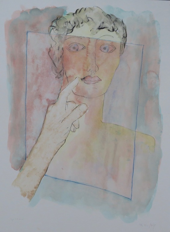 Hans Kuijs: Aquarel, Z.T. kopen? Bied vanaf 1!