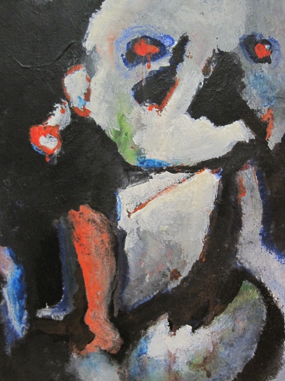 COBRA Karel Appel ? olieverfschilderij  rechtsonder gesigneerd kopen? Bied vanaf 1!