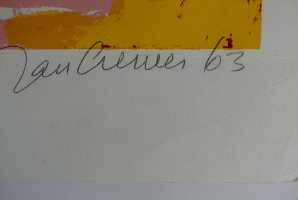 Jan Cremer - litho: Thundercloud - 1963 kopen? Bied vanaf 1!