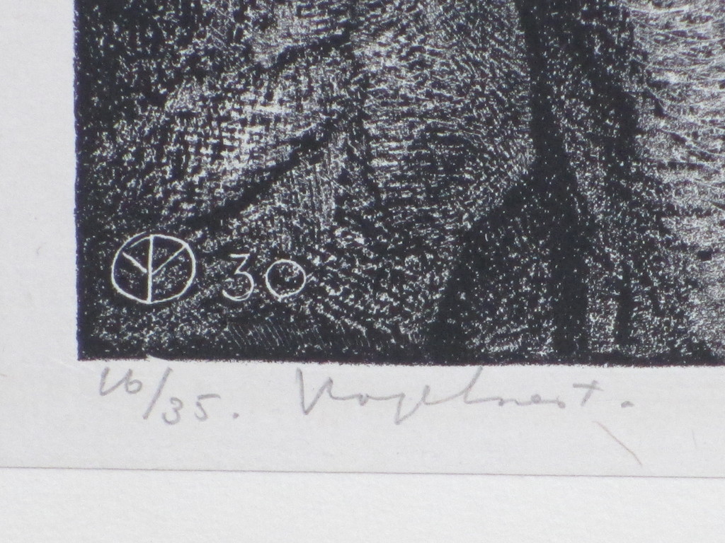 Aart van Dobbenburgh, Vogelnest, Litho 1930 kopen? Bied vanaf 50!