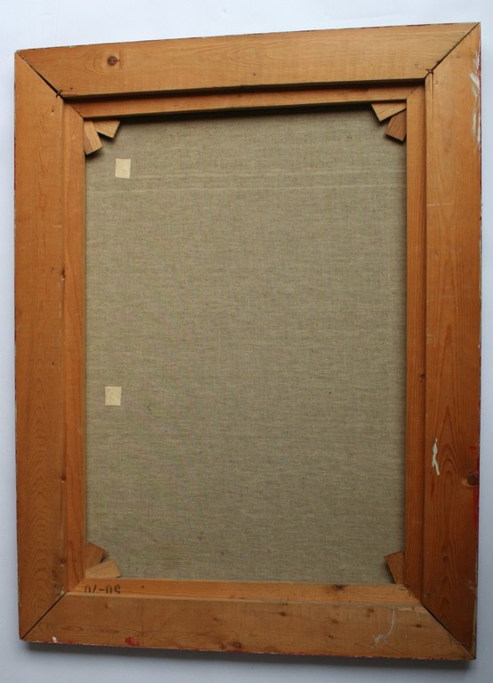 Onbekende kunstenaar - olieverf op doek - portret - gesigneerd met monogram kopen? Bied vanaf 1!