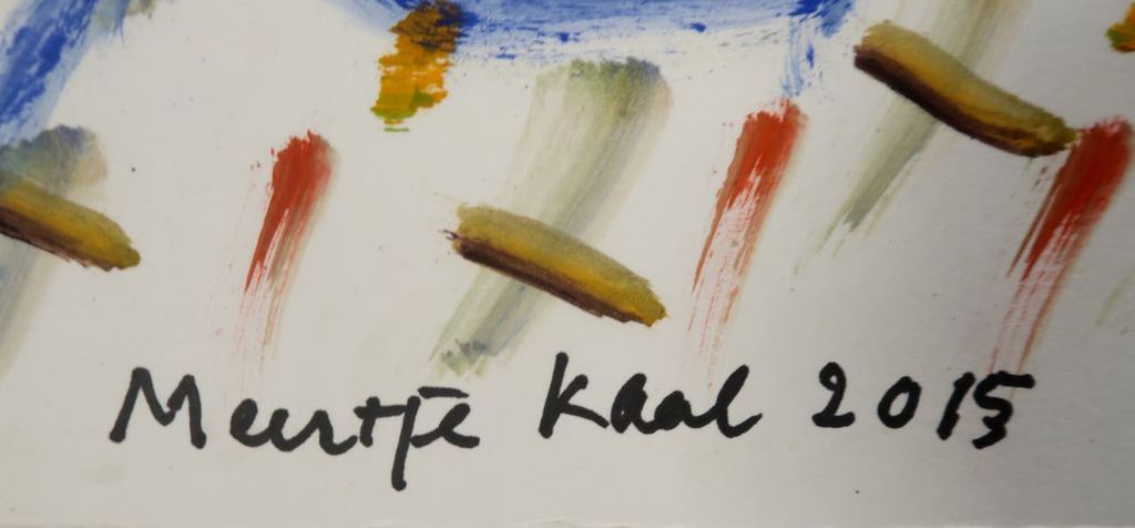 Lot met 5x olieverf op karton van Meertje Kaal kopen? Bied vanaf 1!