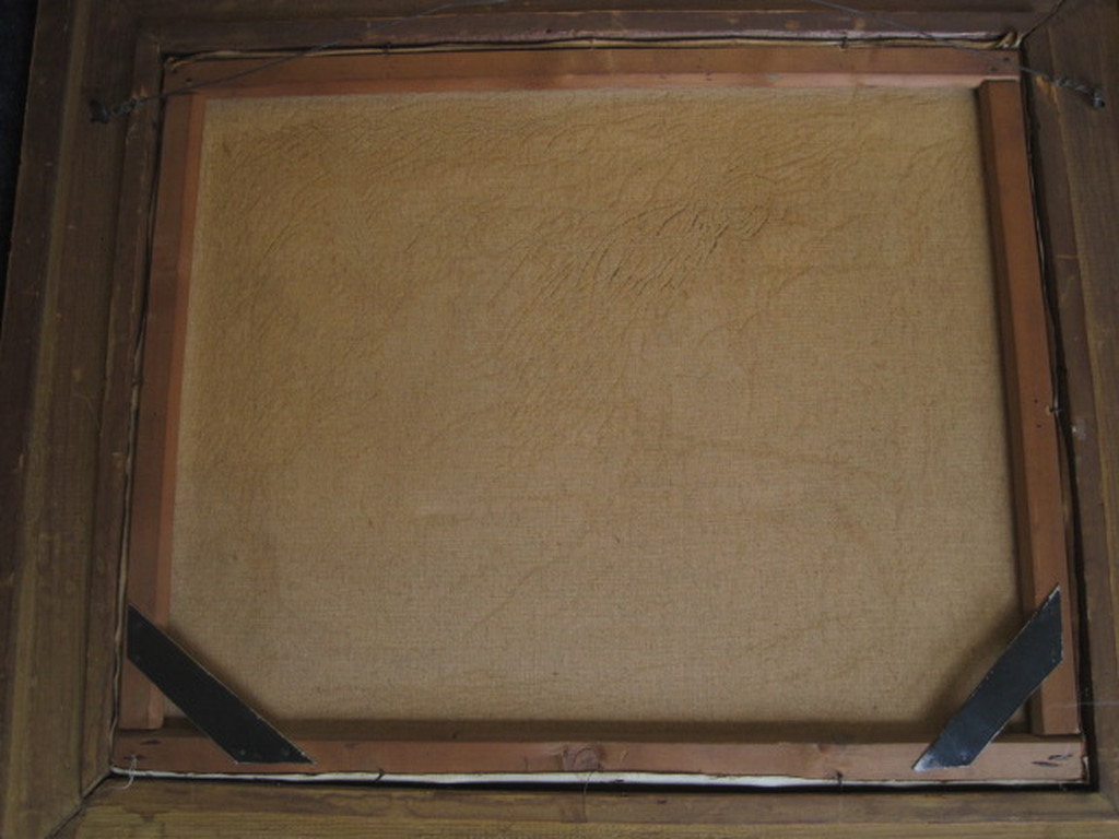 Nieuwe Zakelijkheid olieverf "landschap Limburg met personen G. Dulle 1874-1969 kopen? Bied vanaf 1!