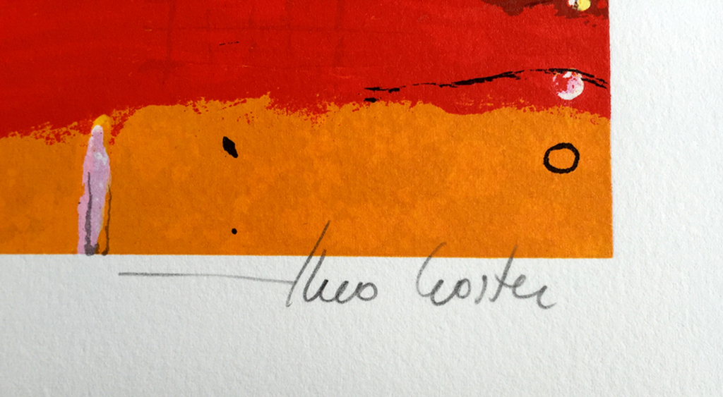 Theo Koster - Dortmund - gesigneerde zeefdruk - 1998 kopen? Bied vanaf 15!