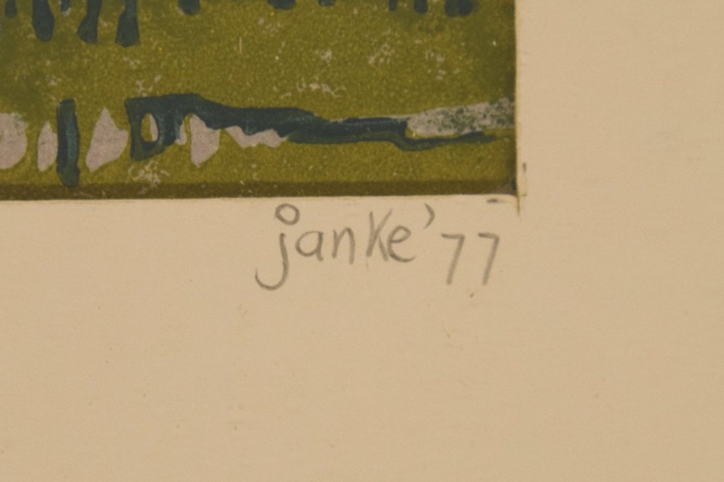 Janke de Vries - Linosnede - Impressie Ngorongaro Cralev, Tanzania kopen? Bied vanaf 14!