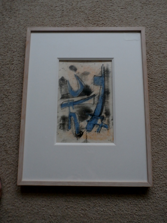 Jan Elburg (Cobra) Monoprint: Telefoon - gesigneerd -1956 kopen? Bied vanaf 475!