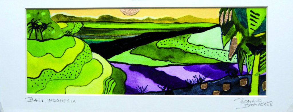 Ronald Boonacker, Bali Indonesië,  Art Box, Zeefdruk verkocht voor € 35!
