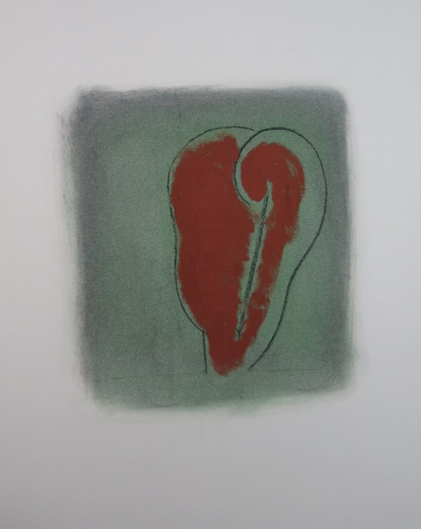 Onbekende kunstenaar: Acryl, krijt, Zonder Titel (Hart) kopen? Bied vanaf 1!