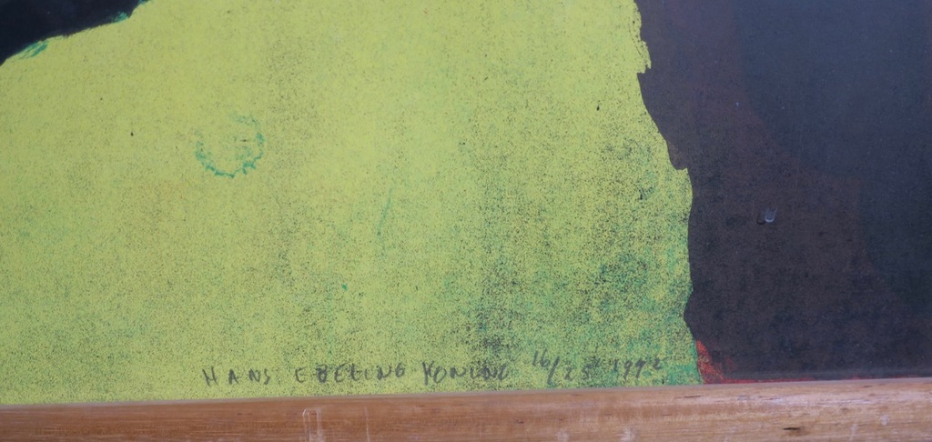 Hans Ebeling Koning: Litho, Z.T. - Ingelijst (Groot) kopen? Bied vanaf 60!