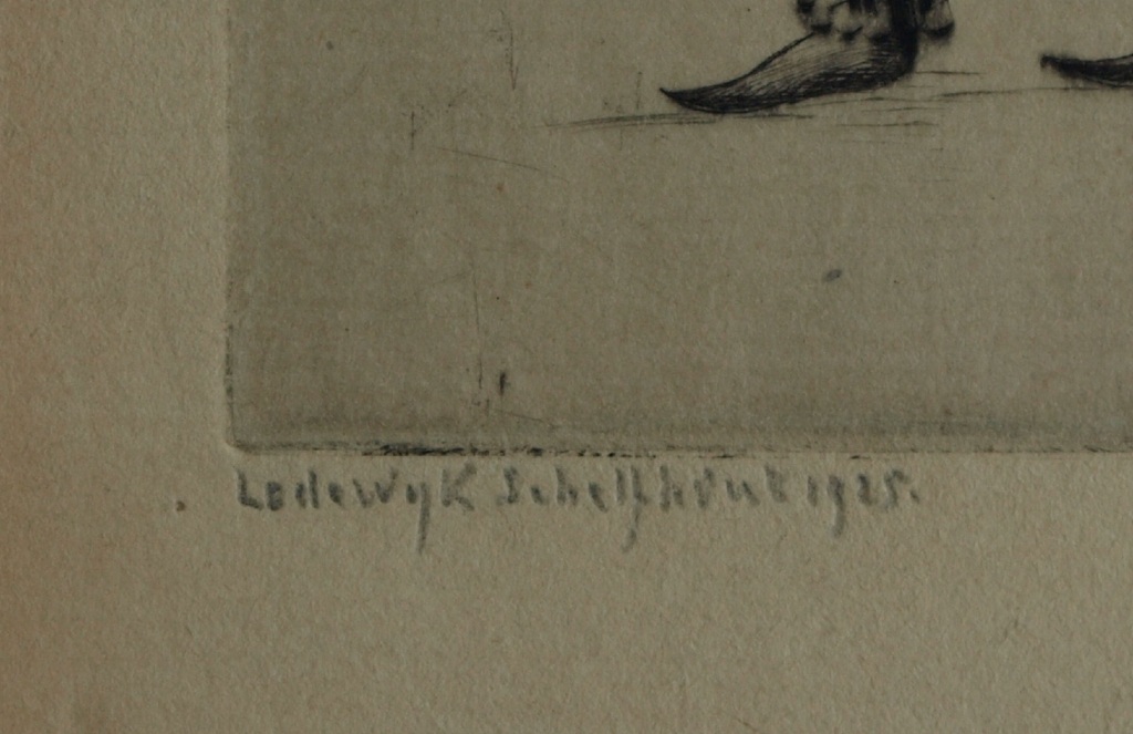 Lodewijk Schelfhout (1881-1943) : Ets – De clown – Gesigneerd – 1925  kopen? Bied vanaf 1!