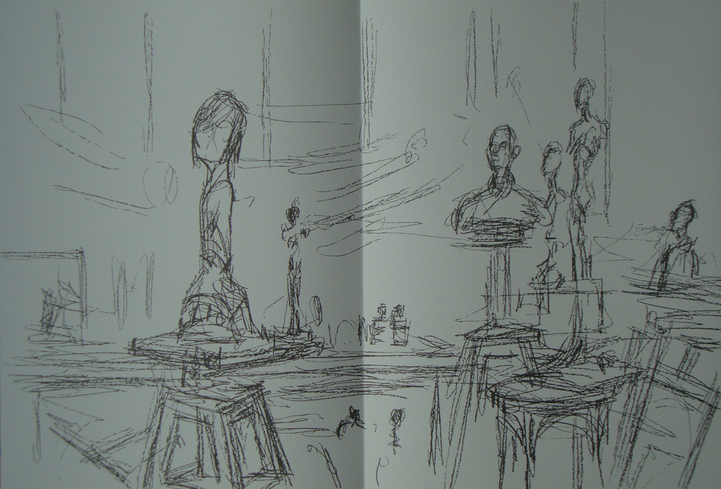 Giacometti, originele litho: het atelier kopen? Bied vanaf 1!