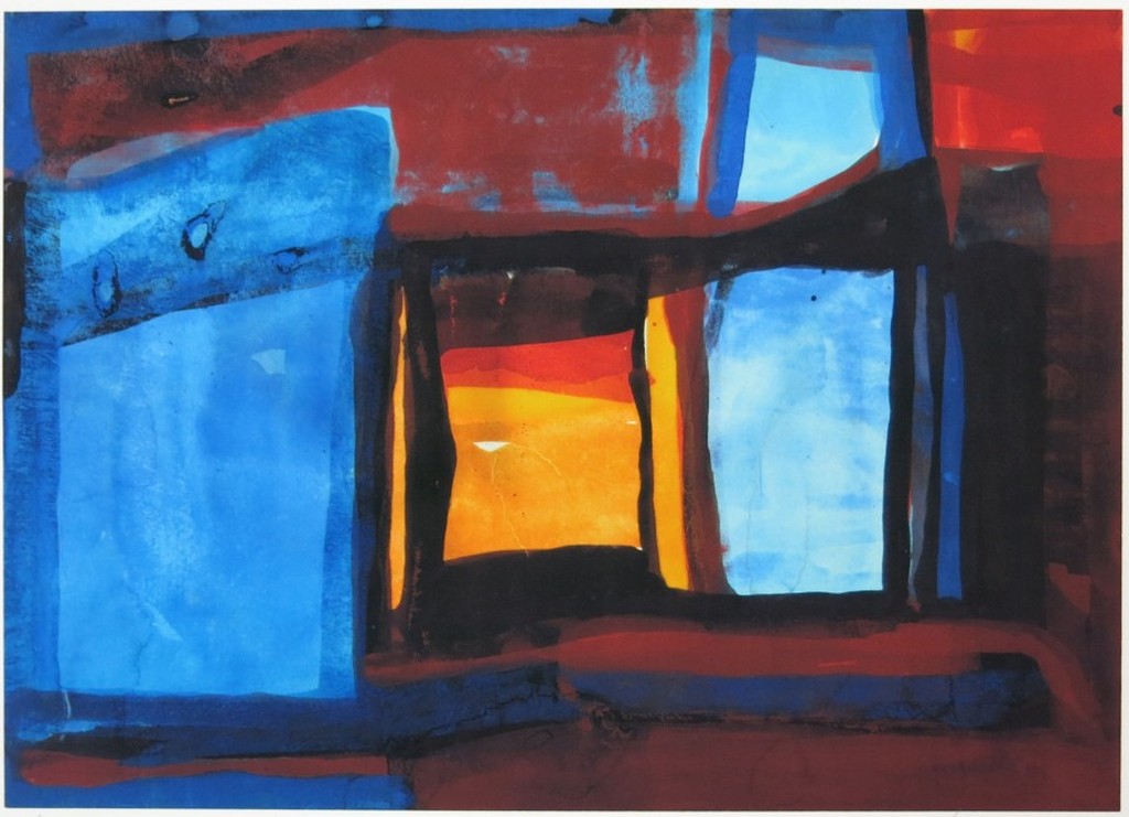Theo Kuijpers: Litho, Z.T. blauw/rood/geel kopen? Bied vanaf 1!