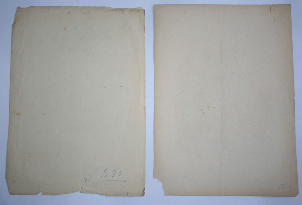 2 lithografieen - Frans en Duitse mode - circa 1880 / 1985 kopen? Bied vanaf 1!