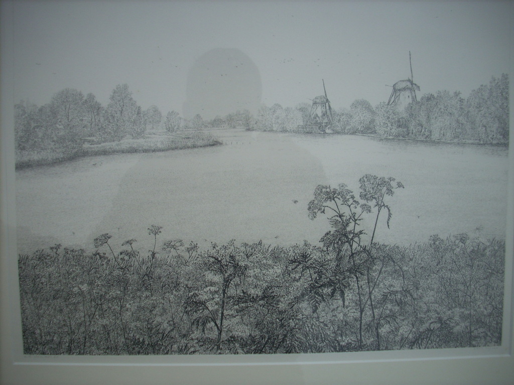 Reinder Homan, Ets, Zicht op de Vecht te Weesp kopen? Bied vanaf 150!