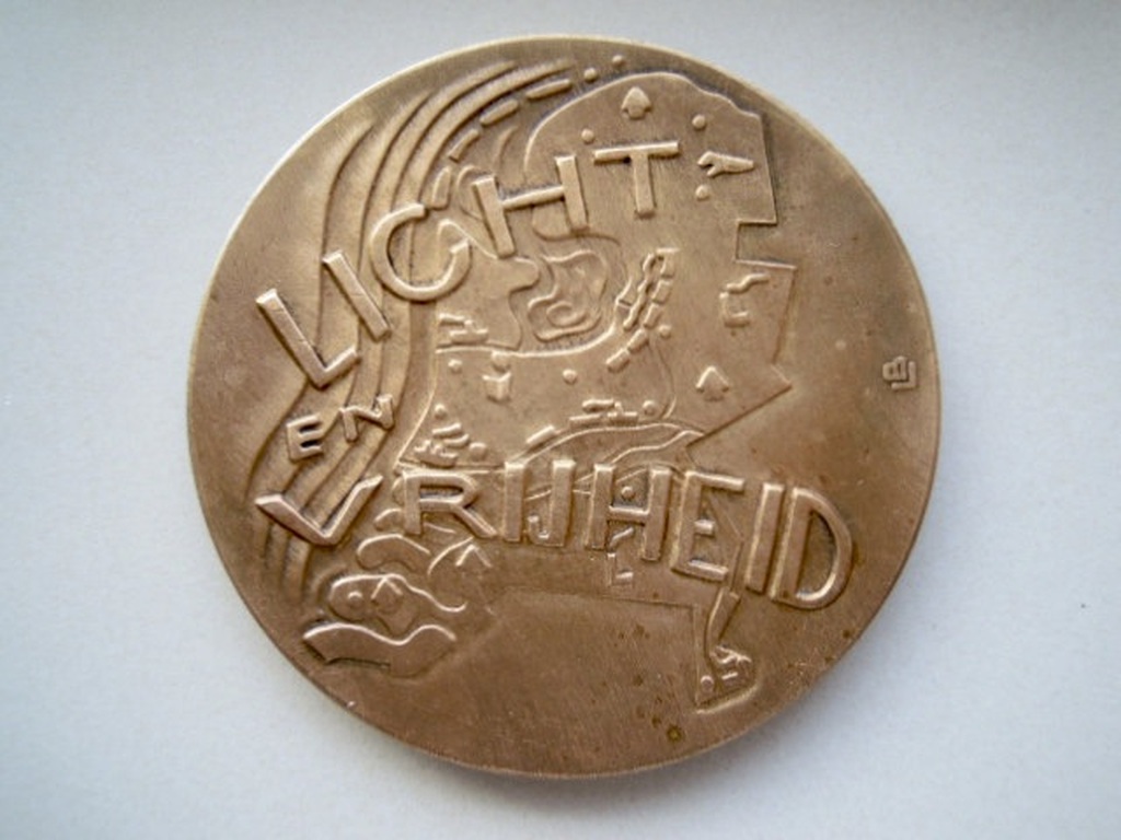 Bronzen penning LEENDERT BOLLE  1879 - 1942 - beeldhouwer / medailleur kopen? Bied vanaf 25!