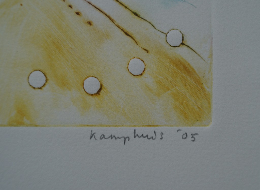 Gerart Kamphuis - gesigneerde ets -  kopen? Bied vanaf 1!