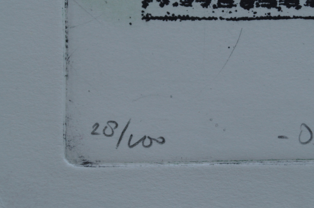 Gerart Kamphuis - gesigneerde ets - 2001 kopen? Bied vanaf 1!