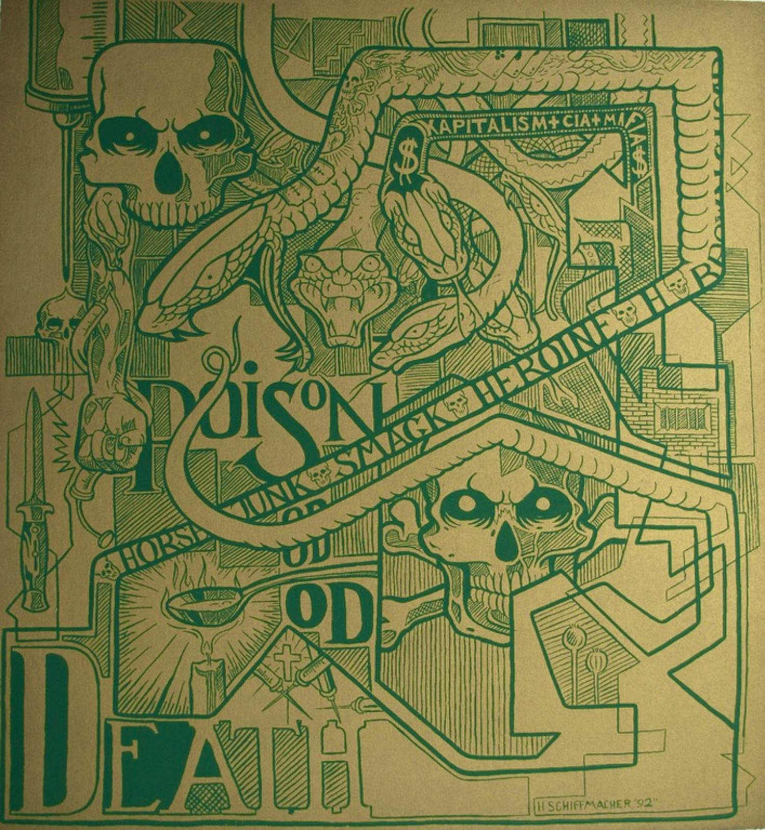 Henk Schiffmacher - Henk Schiffmacher : Zeefdruk – Poison – 1993 kopen? Bied vanaf 50!