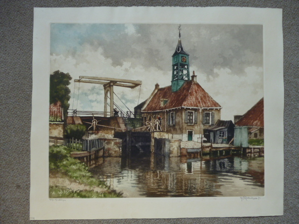 Hendrikus Elias Roodenburg  - kleurenets - Hindeloopen kopen? Bied vanaf 85!