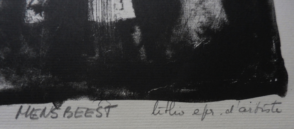 Kees Buurman - Litho: Mensbeest - 1964 kopen? Bied vanaf 45!