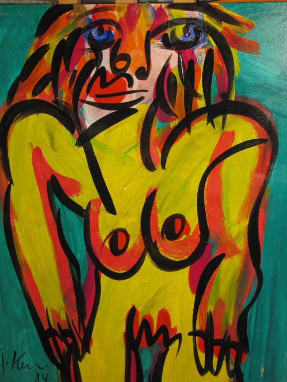 Peter R Keil, olieverf op doek, naakt kopen? Bied vanaf 350!