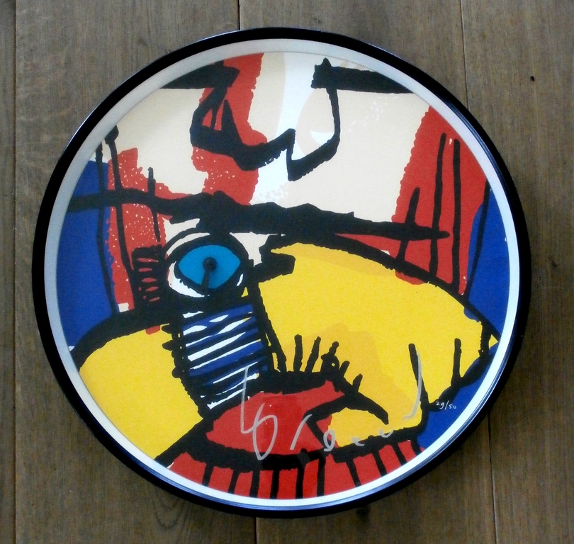 Herman Brood - zeefdruk in klok - oplage slechts 50 stuks verkocht voor € 299!