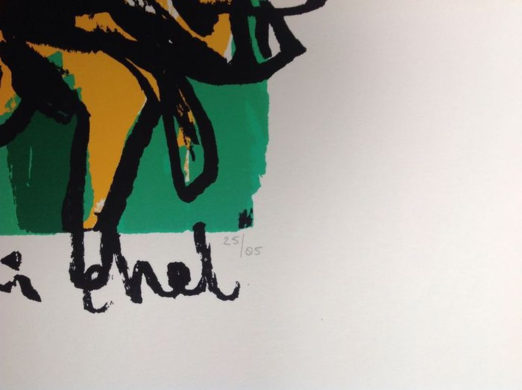 ingelijste gelimiteerde 'brood' zeefdruk met certificaat kopen? Bied vanaf 149!